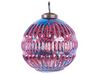 Set of 6 Glass Baubles Pink ASTRAL_899387