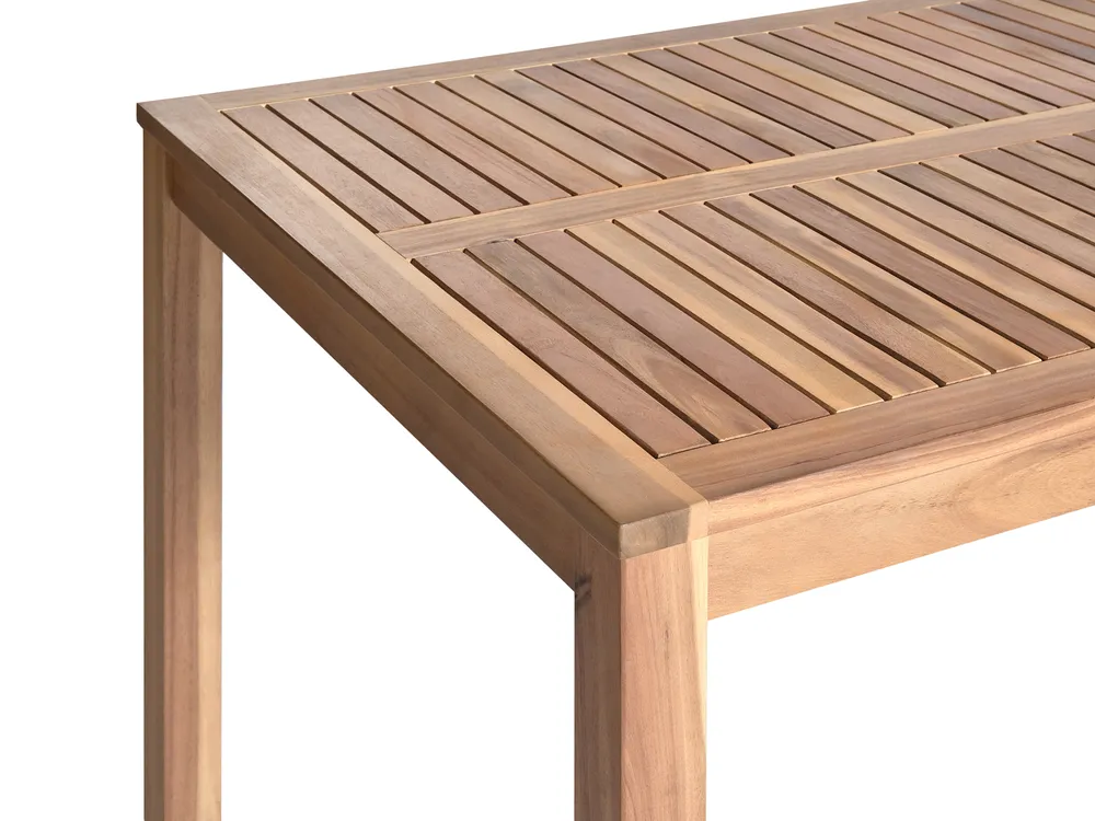 Set da pranzo da giardino 8 posti OMBRIANO Legno di acacia certificato Marrone chiaro_958950
