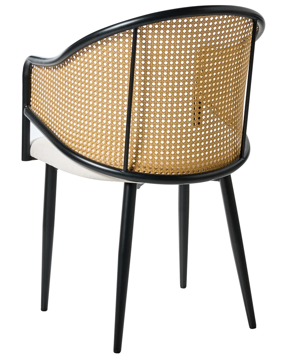 Set of 2 Dining Chairs WEIMAR Metal Black_992833