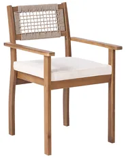 Set of 2 Garden Chairs SUMIRAGO Acacia Wood Light Brown_1044610