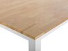 Wooden Dining Table 150 x 90 cm White GEORGIA_763401