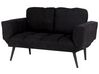 Fabric Sofa Bed Black BREKKE_731152