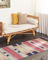 Bavlnený kelímový koberec 80 x 300 cm viacfarebný GANDZAK_869383