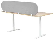 Przegroda na biurko SPARKY 180 x 40 cm Jasnoszary_1015310