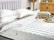 Couette double épaisseur Polyester Toute l'année KORAB 135 x 200 cm_1178287
