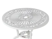 Bistro Set TRIORA/DASCIO Metal Off-White_931832