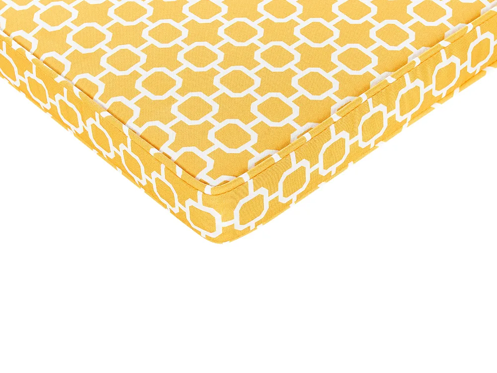 Set of 6 Garden Chair Cushions TOLVE 39 x 31 cm Yellow_849042