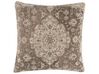 Set of 2 Cushions Oriental Pattern 45 x 45 cm Brown MIMISAL _768894