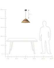 Pendant Lamp BANCAL Paper Rope Natural_1008288