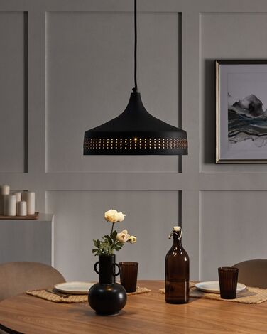 Metal Pendant Lamp Black MAMEYES