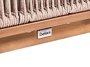 Sofa ogrodowa dla 3 osób ARZELLO Drewno akacjowe Jasnobrązowy_1163983