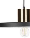 Lampe suspension en métal noir BOGAN_868559