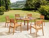 6 Seater Acacia Wood Garden Dining Set AGELLO/TOLVE_924285