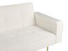 Bäddsoffa 3-sits sammet off-white VISNES_921871