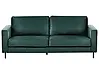 Sofa 3 Seater SAVALEN Velvet Dark Green