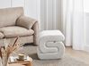 Pouffe ARCADIA Chenille Off-White
