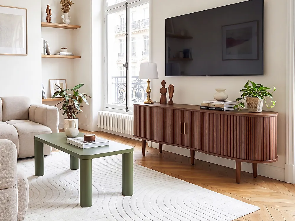 TV Stand LAURA Dark Brown_1166653