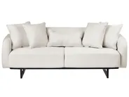 Sofa 3 Seater SVANEK Fabric Off-White_1061526