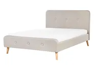 Bed Fabric RENNES 140 x 200 cm (EU Double) Light Beige_684063
