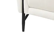 Sofa 3-Sitzer SKARO Chenillegewebe Cremeweiß_1155801