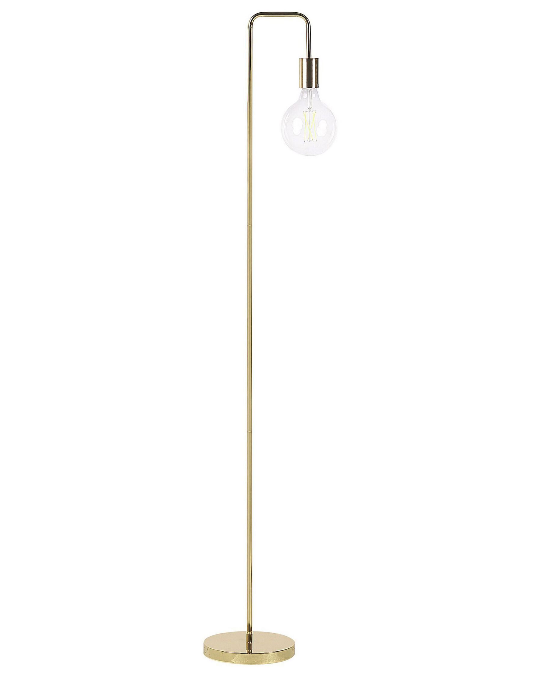 Stehlampe Metall goldfarben 140 cm rund SAVENA_785142