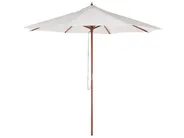 Set da pranzo da giardino 6 posti TOLVE con Ombrellone (12 opzioni) Legno d'acacia Marrone_863823
