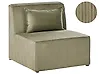 1-Seat Section LEMVIG Corduroy Green