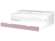 Trundle Bed Pine Wood EDERN 90 x 200 cm (EU Single) Pink_980351