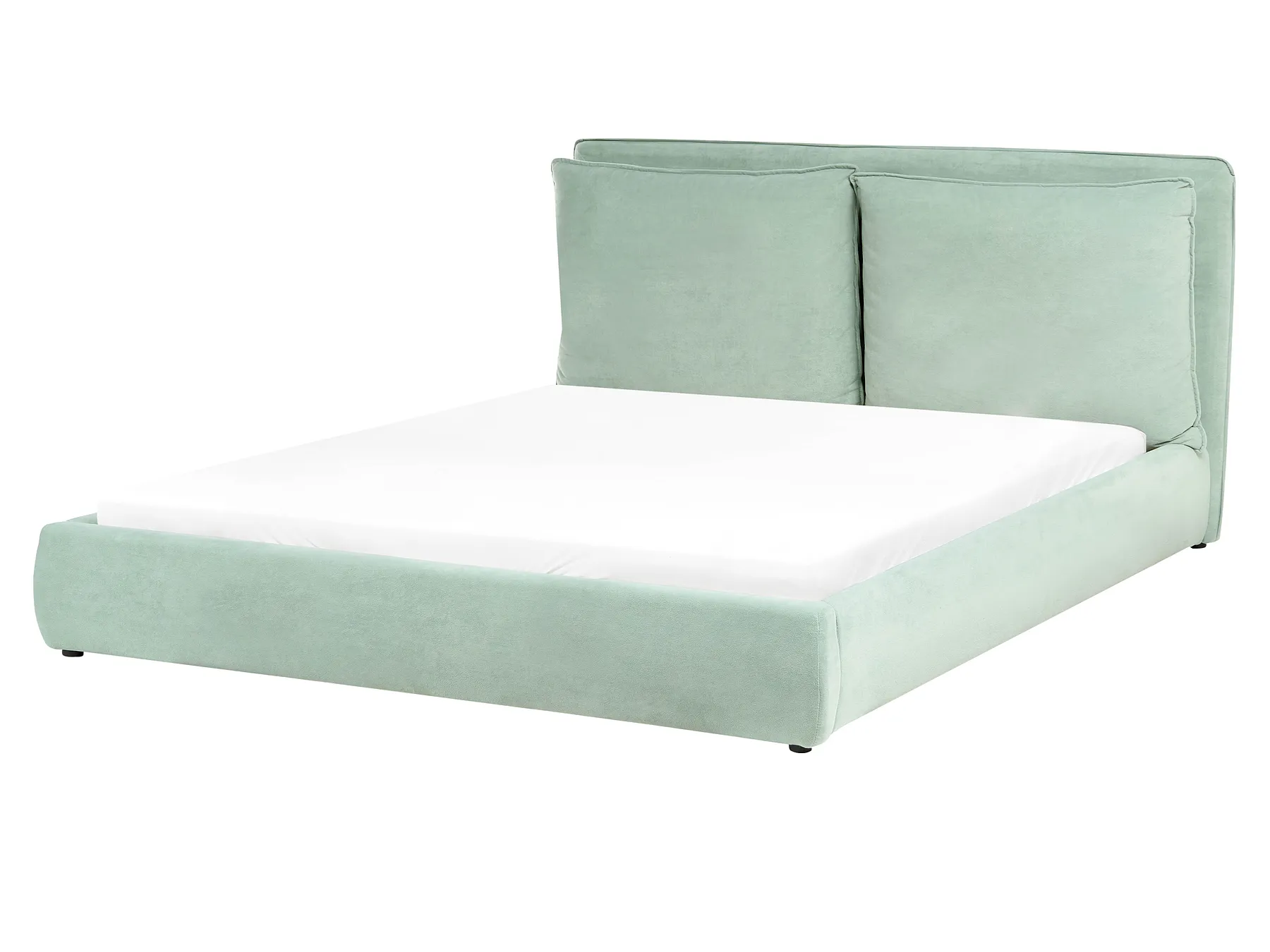 Waterbed Velvet BAJONNA 160 x 200 cm (EU King Size) Mint Green_1009517
