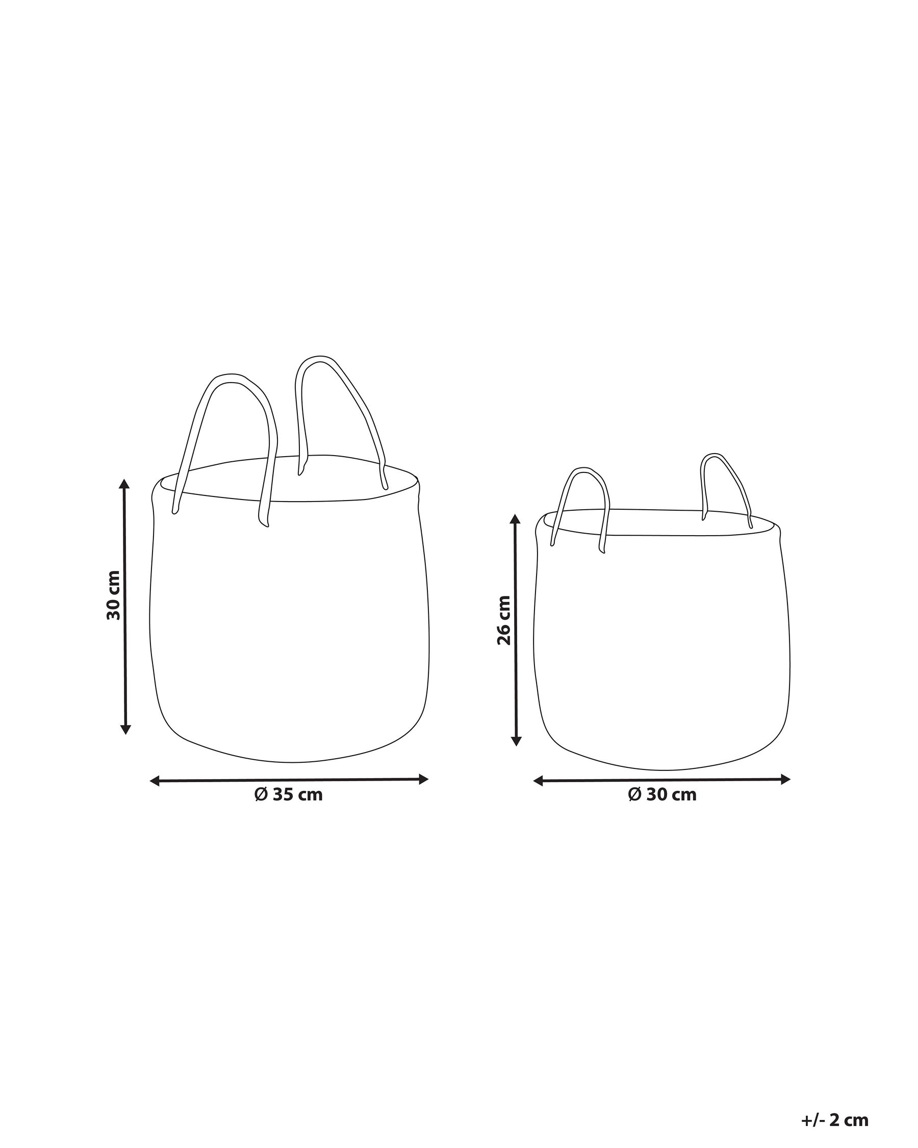 Aufbewahrungskorb 2er Set HALONG Seegras Naturfarben_886577