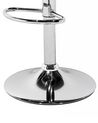 Set of 2 Swivel Bar Stools Transparent White BUSAN_711573