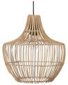 Lampadario in rattan beige/naturale 123 cm MAZOWE_827232