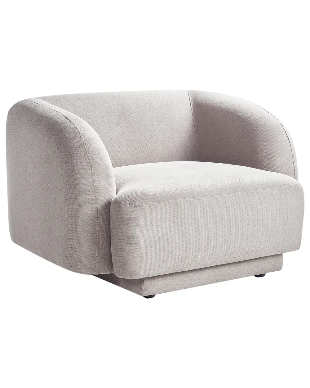Poltrona girevole DALBY Tessuto Grigio chiaro