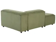 Modular Corner Sofa 4 Seater ARDAL Corduroy Green Right Hand_947379