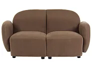 Sofa dla 2 osób JULE Brązowy_1145916
