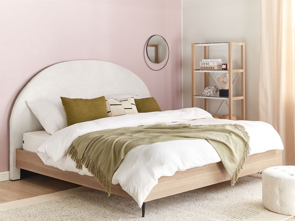 Bed Fabric MILLAY 180 x 200 cm (EU Super King) Off-White
