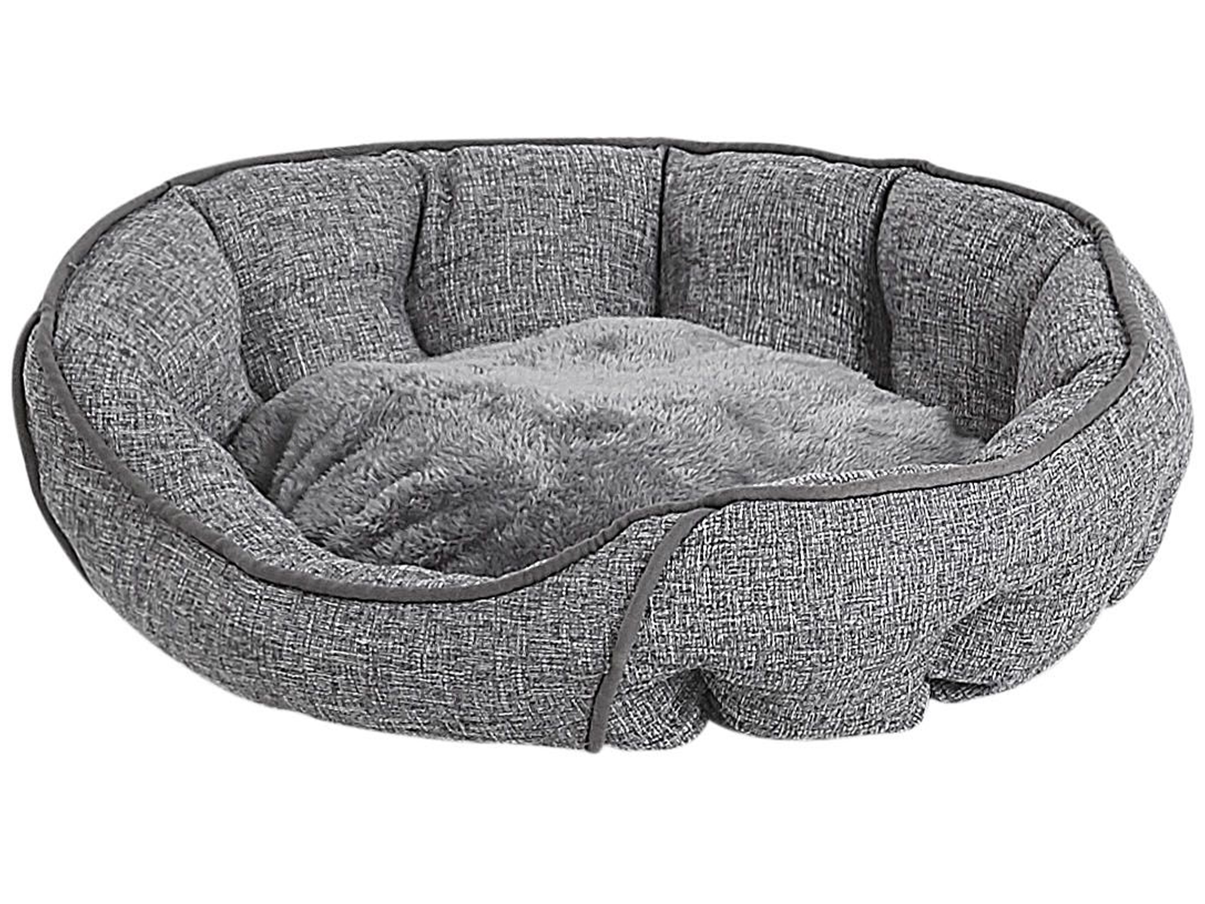 Black and grey dog bed shop
