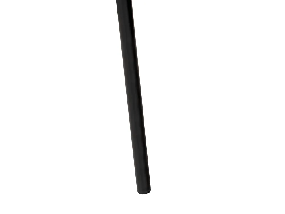 Set di 2 sedie da pranzo ADAVER Metallo Nero_888080