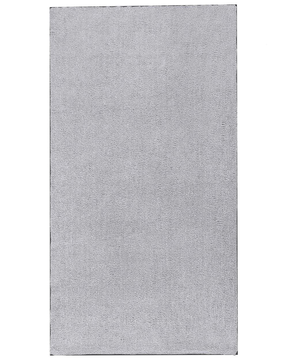 Shaggy Rug DEMRE Light Grey 80 x 150 cm