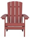 Záhradná stolička v červenej farbe ADIRONDACK_728438