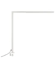 LED Schreibtischlampe klemmbar OCTANT mit Bewegungsmelder Metall Silber_877604