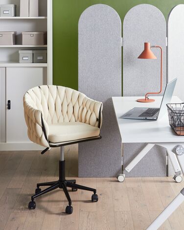 Desk Chair Beige MILAN