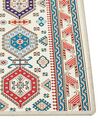 Teppich mehrfarbig 80 x 240 cm orientalisches Muster Kurzflor HACILAR_886587