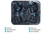 Outdoor hottub met LED ARCELIA Grijs_825439