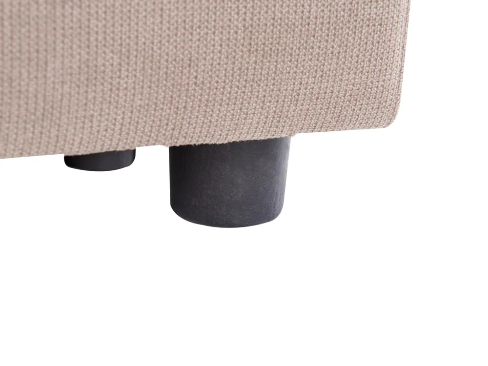 Corner Sofa 4 Seater KOHLO Fabric Taupe Right Hand_945119