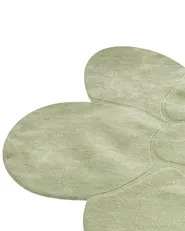 Rug KOKKINI Light Green ø 140 cm Wool_1059537