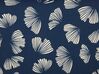 Set di 2 teli da sdraio fantasia farfalle beige e blu marino ANZIO / AVELLINO_819910