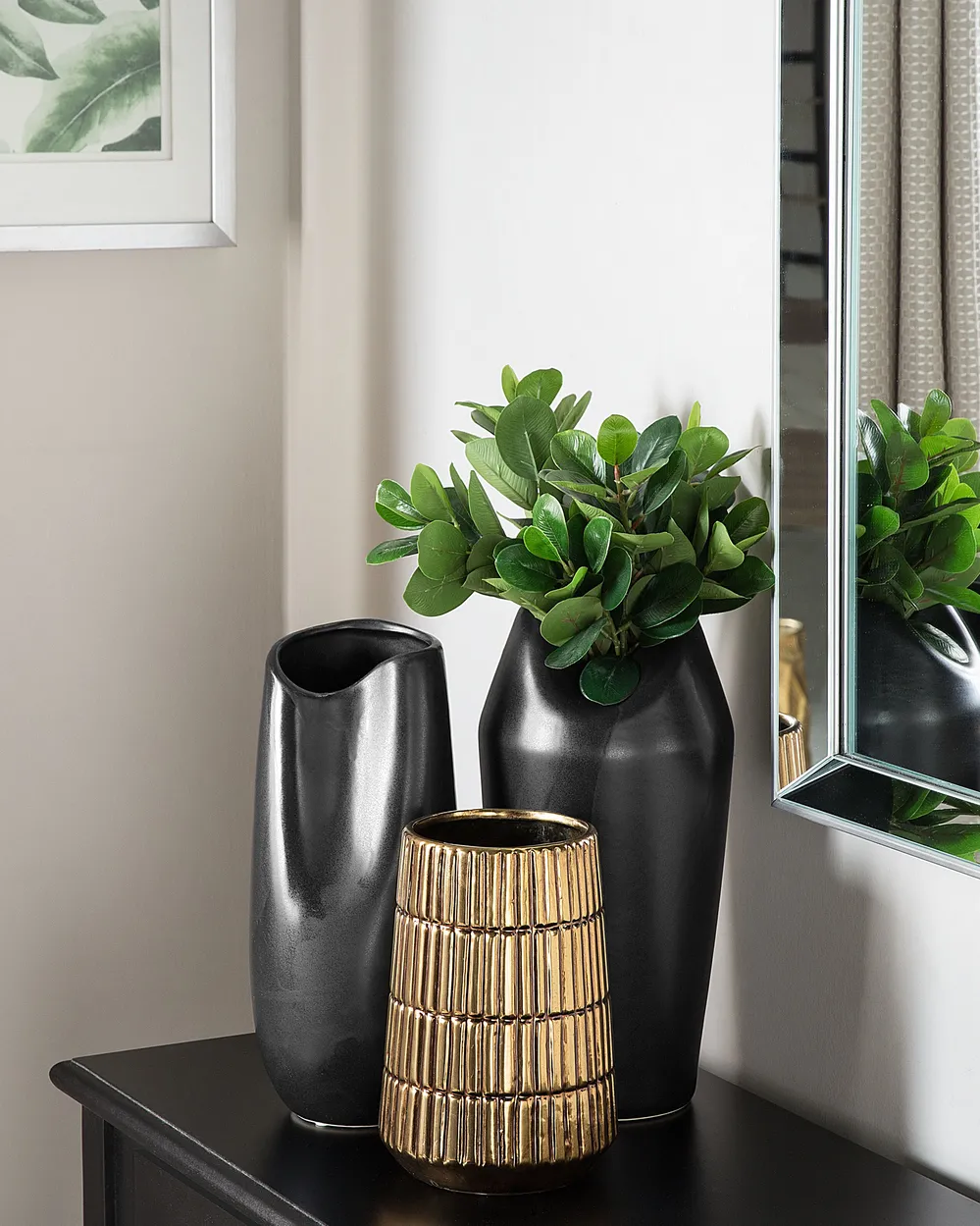 Vaso In Grès Porcellanato Grigio 15 Cm – A Forma Di Testa, Scultura Decorativa Per Piante Grasse E Fiori Secchi - 3