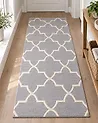 Alfombra SILVAN Gris claro 80 x 150 cm Lana