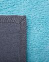 Vloerkleed polyester lichtblauw 140 x 200 cm DEMRE_714893